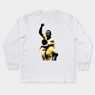 Pele scaled is Legend Kids Long Sleeve T-Shirt